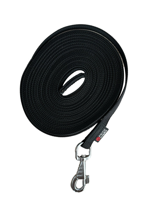 Darbinis gumuotas šuns pavadys 10 m – neslystantis, atsparus vandeniui