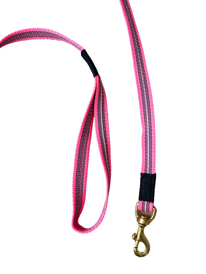 Gumuotas šuns pavadėlis su atšvaitu – neslystantis 20 mm dresūrai