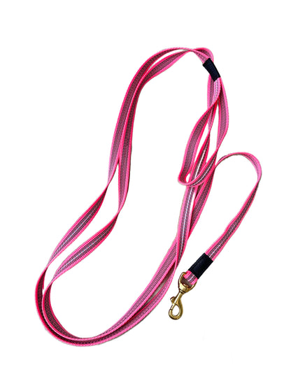 Gumuotas šuns pavadėlis su atšvaitu – neslystantis 20 mm dresūrai